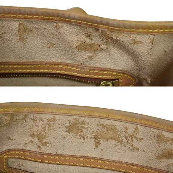 Auth LOUIS VUITTON BUCKET GM Shoulder Bag Monogram Leather Brown - Picture 7 of 16